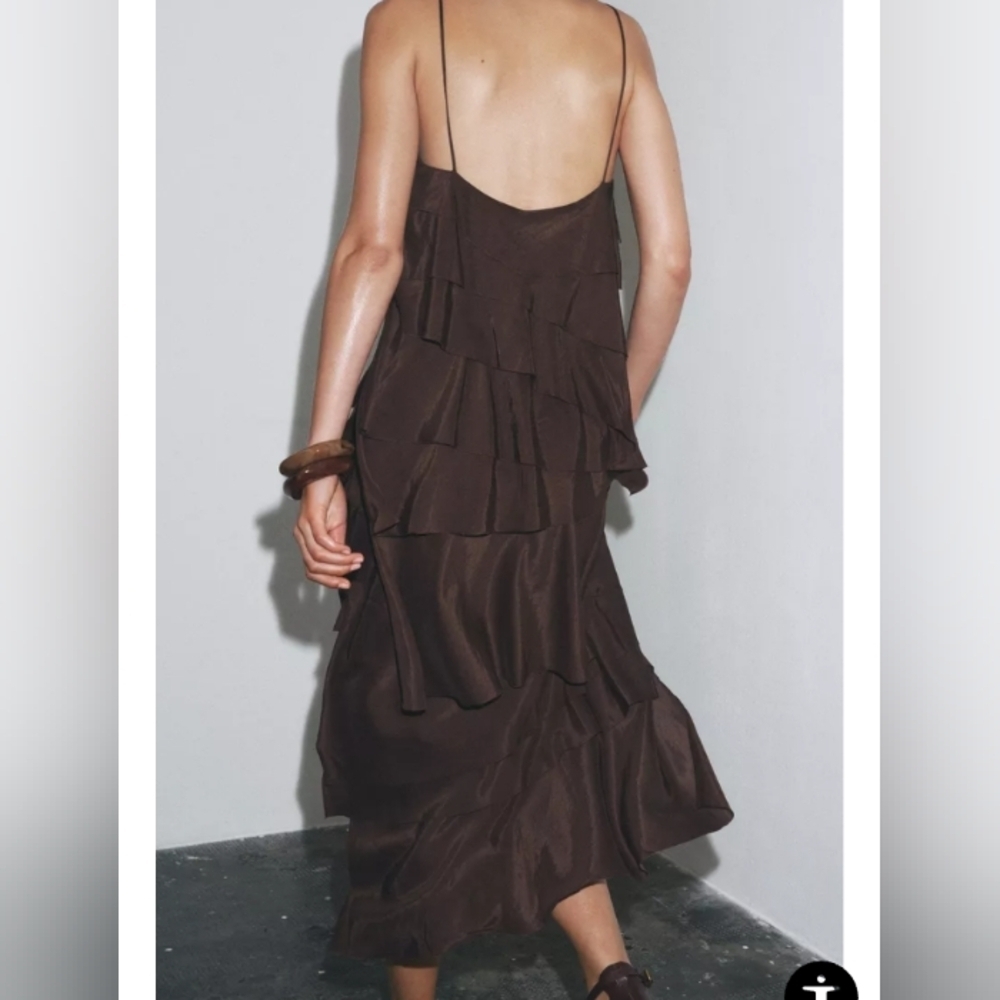 Zara ZW Collection Ruffled Dress - Picture 3 of 9